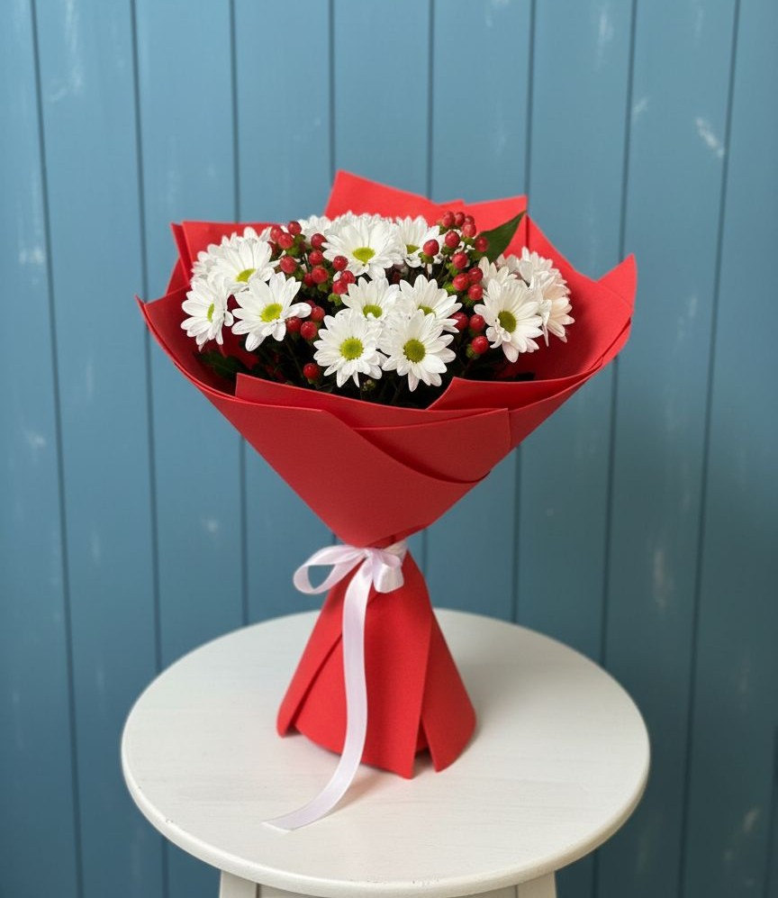 Букет цветов из: Хризантемы в Богандинском