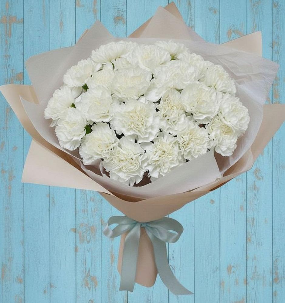 Букет цветов из: Гвоздики в Богандинском