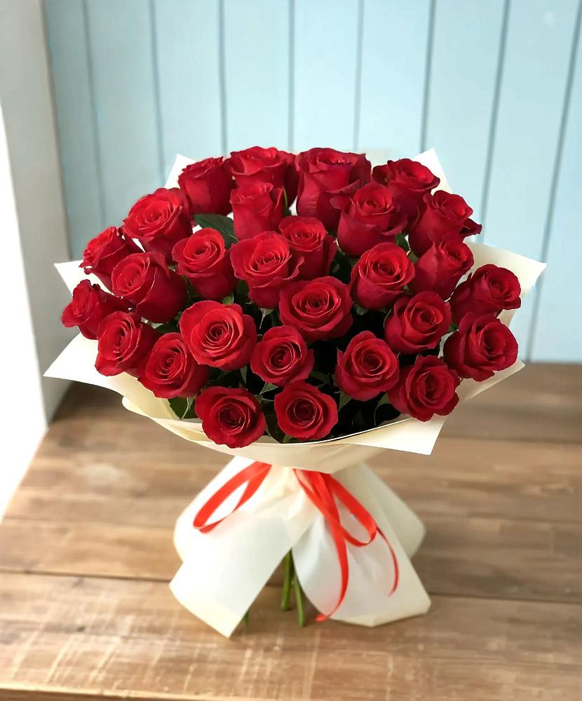 Букет 29 Красных роз в Богандинском