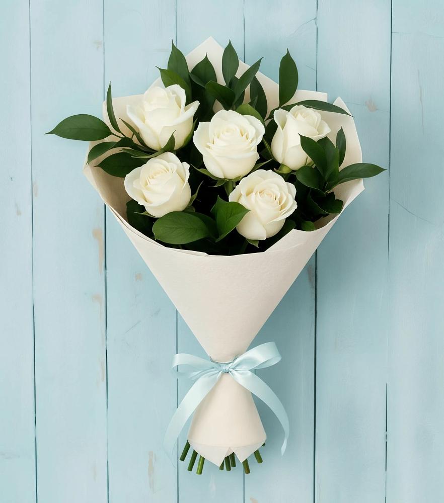 Букет цветов из: Розы в Богандинском