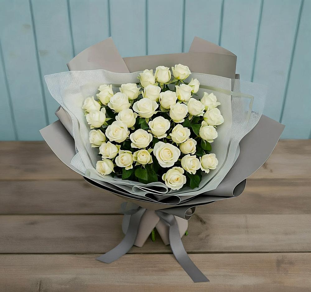 Букет Белоснежная нежность в Богандинском