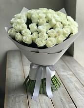 Букет 35 Белых роз в Богандинском