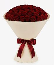 Букет 101 Бордовая роза Блэк Бакарра в Богандинском