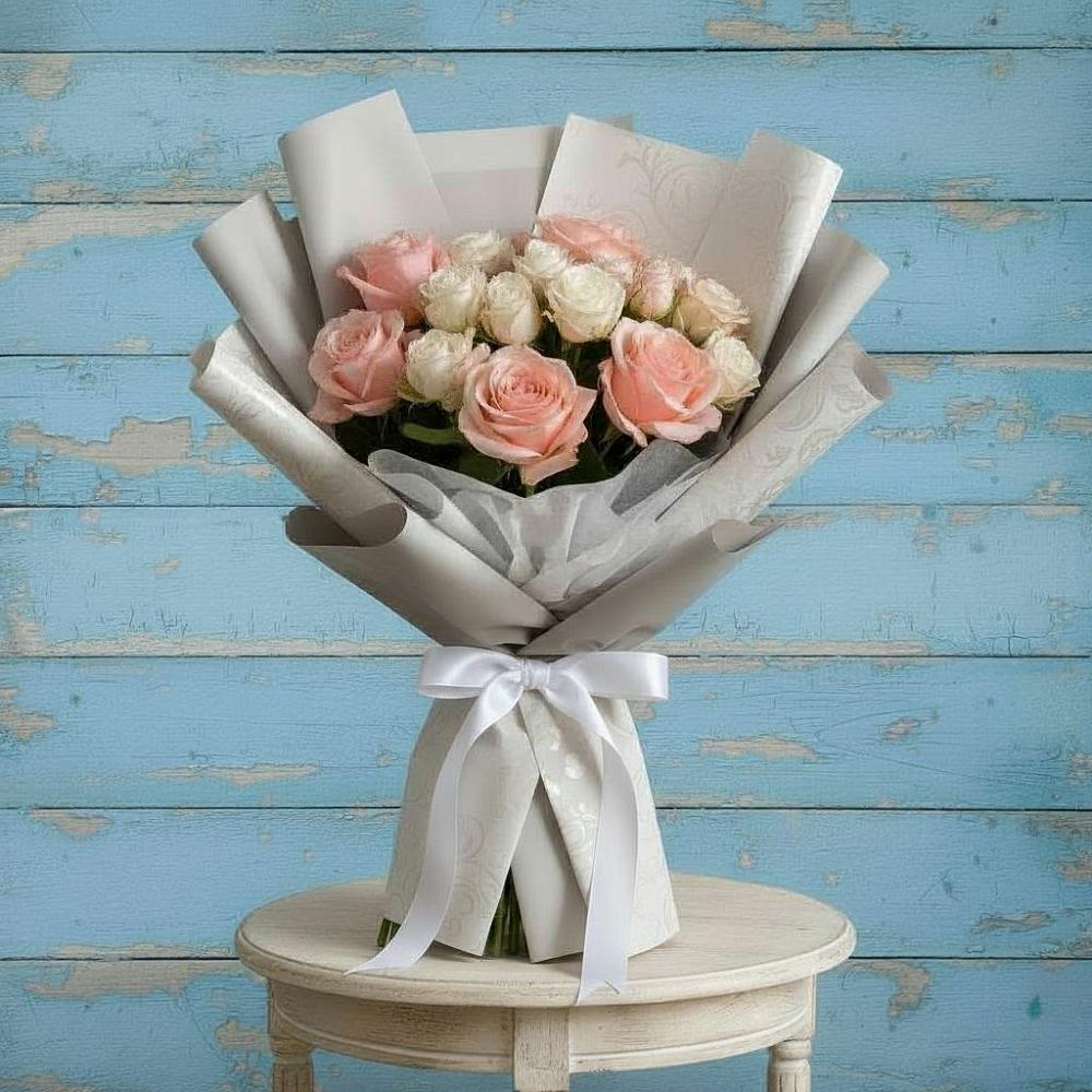 Букет цветов из: Розы в Богандинском