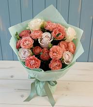 Букет цветов из:  Розы в Богандинском