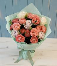 Букет цветов из:  Розы в Богандинском