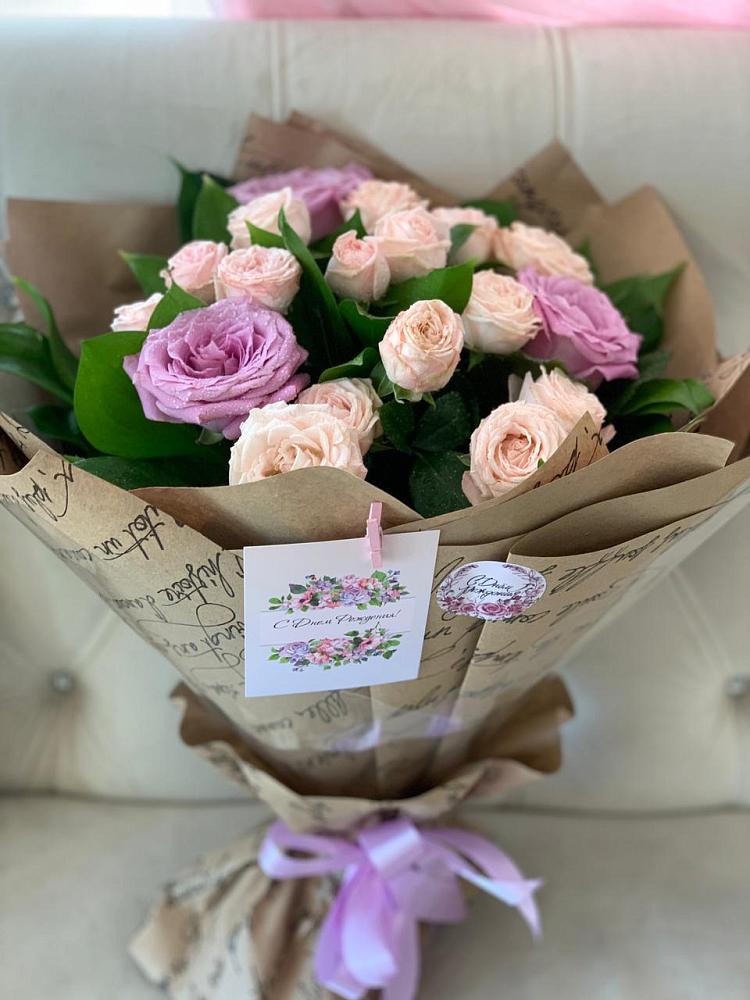 Букет цветов из: Розы в Богандинском