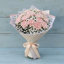 Букет цветов из:  Гвоздики в Богандинском