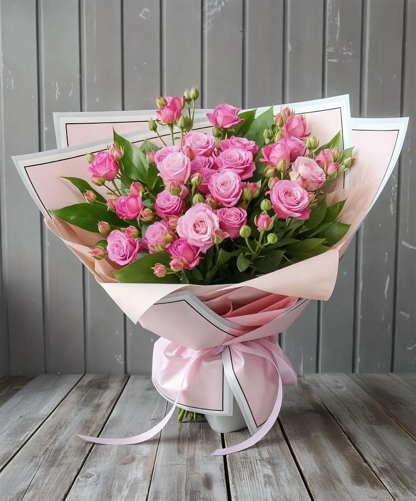 Букет Розовый кустик в Богандинском