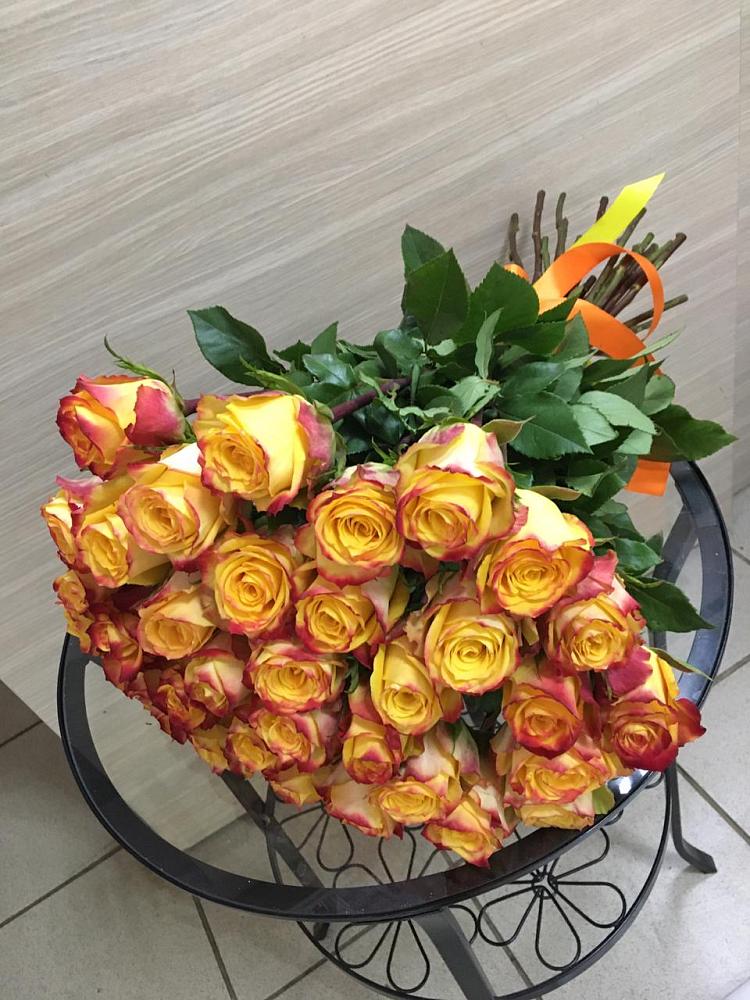 Букет Желтые розы в Богандинском