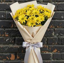 Букет цветов из:  Хризантемы #REPLACE_PRED# Богандинском