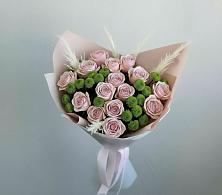 Букет цветов из:  Розы и Хризантемы в Богандинском