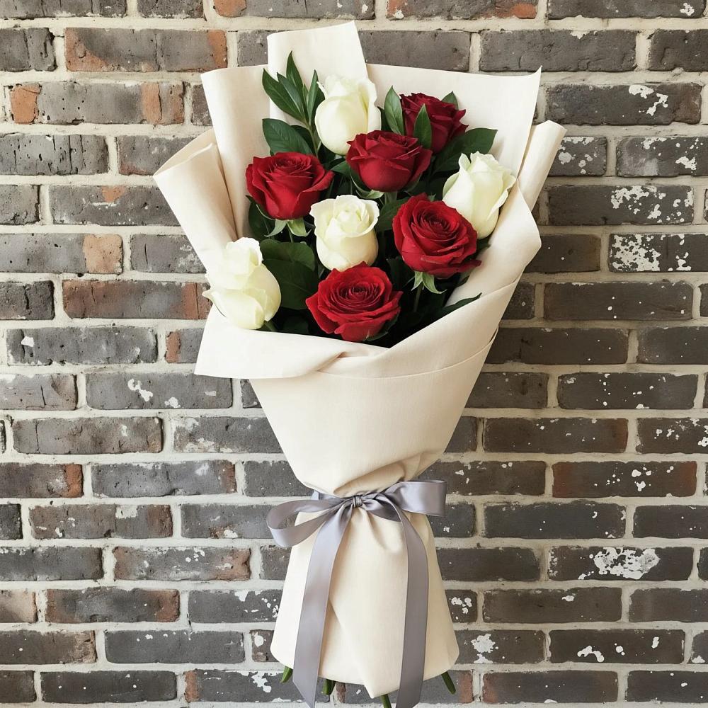 Букет цветов из: Розы в Богандинском