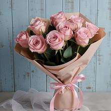 Букет цветов из:  Розы в Богандинском