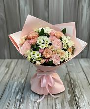 Букет цветов из:  Гвоздики, Розы и Хризантемы #REPLACE_PRED# Богандинском