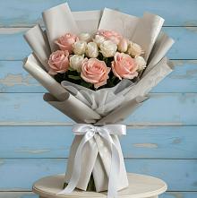Букет цветов из:  Розы #REPLACE_PRED# Богандинском