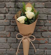 Букет цветов из:  Розы в Богандинском