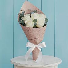Букет цветов из:  Розы в Богандинском