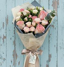 Букет цветов из:  Розы в Богандинском