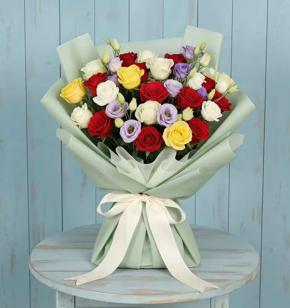 Букет цветов из: Розы в Богандинском