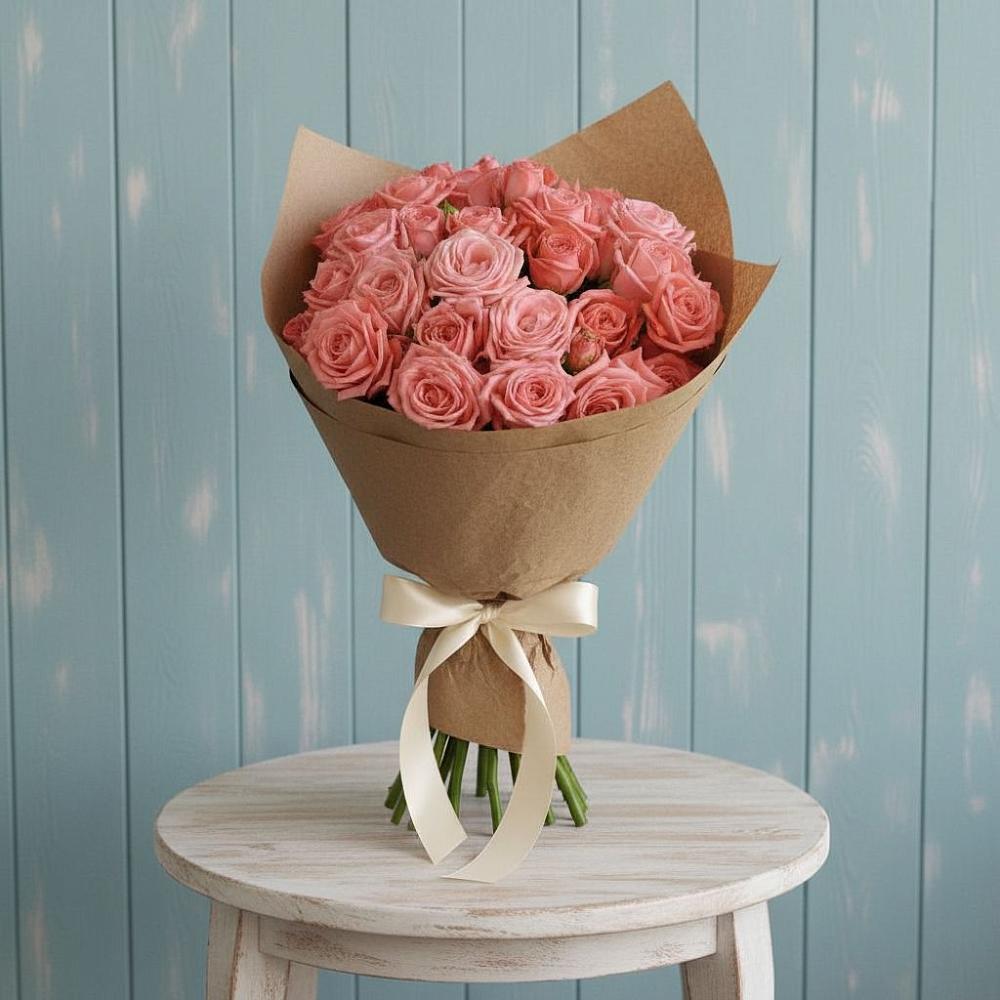 Букет цветов из: Розы в Богандинском