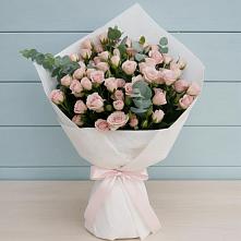 Букет цветов из:  Розы в Богандинском