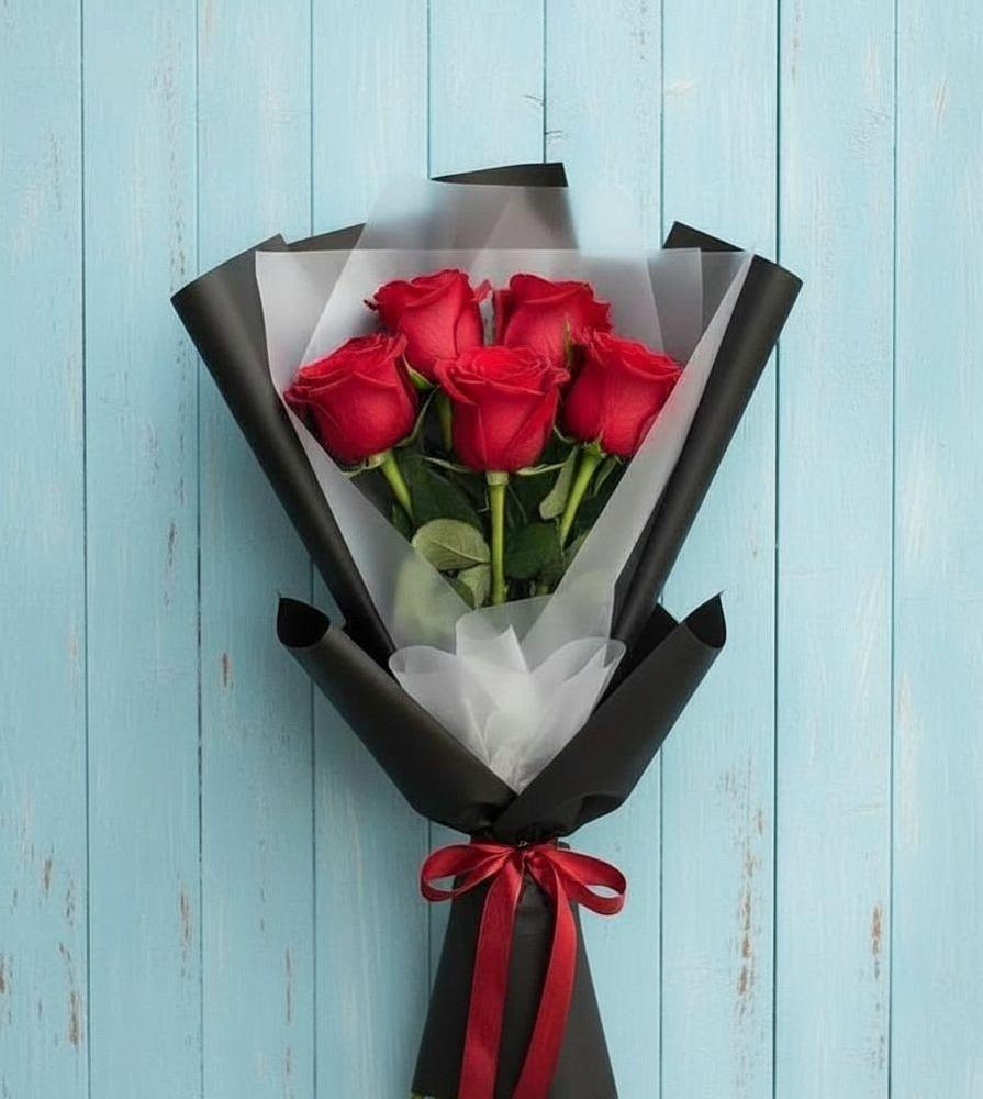 Букет цветов из: Розы в Богандинском