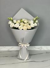 Букет цветов из:  Розы и Лизиантусы в Богандинском